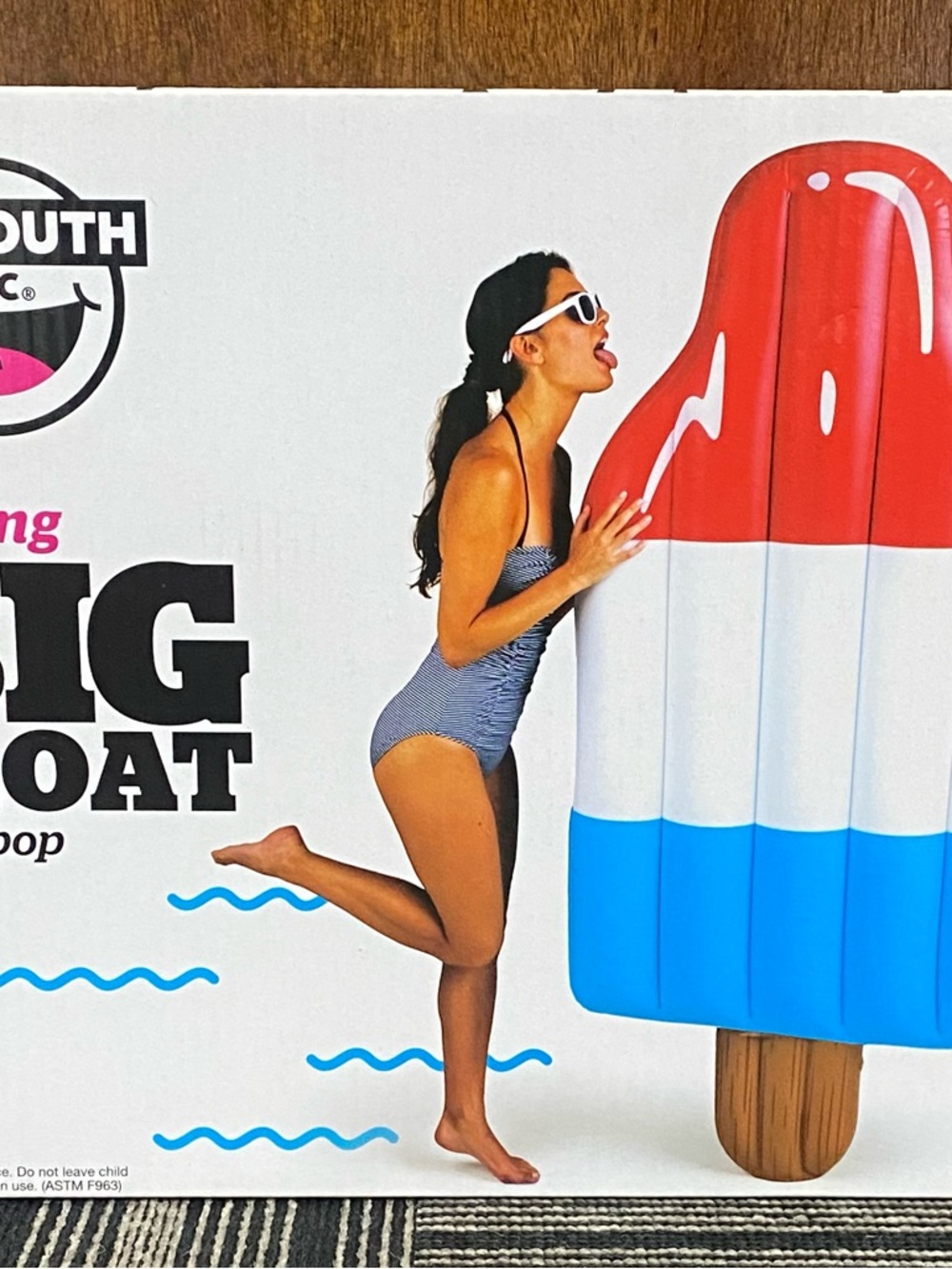 Giant Popsicle Inflatable Pool Float - Red White Blue